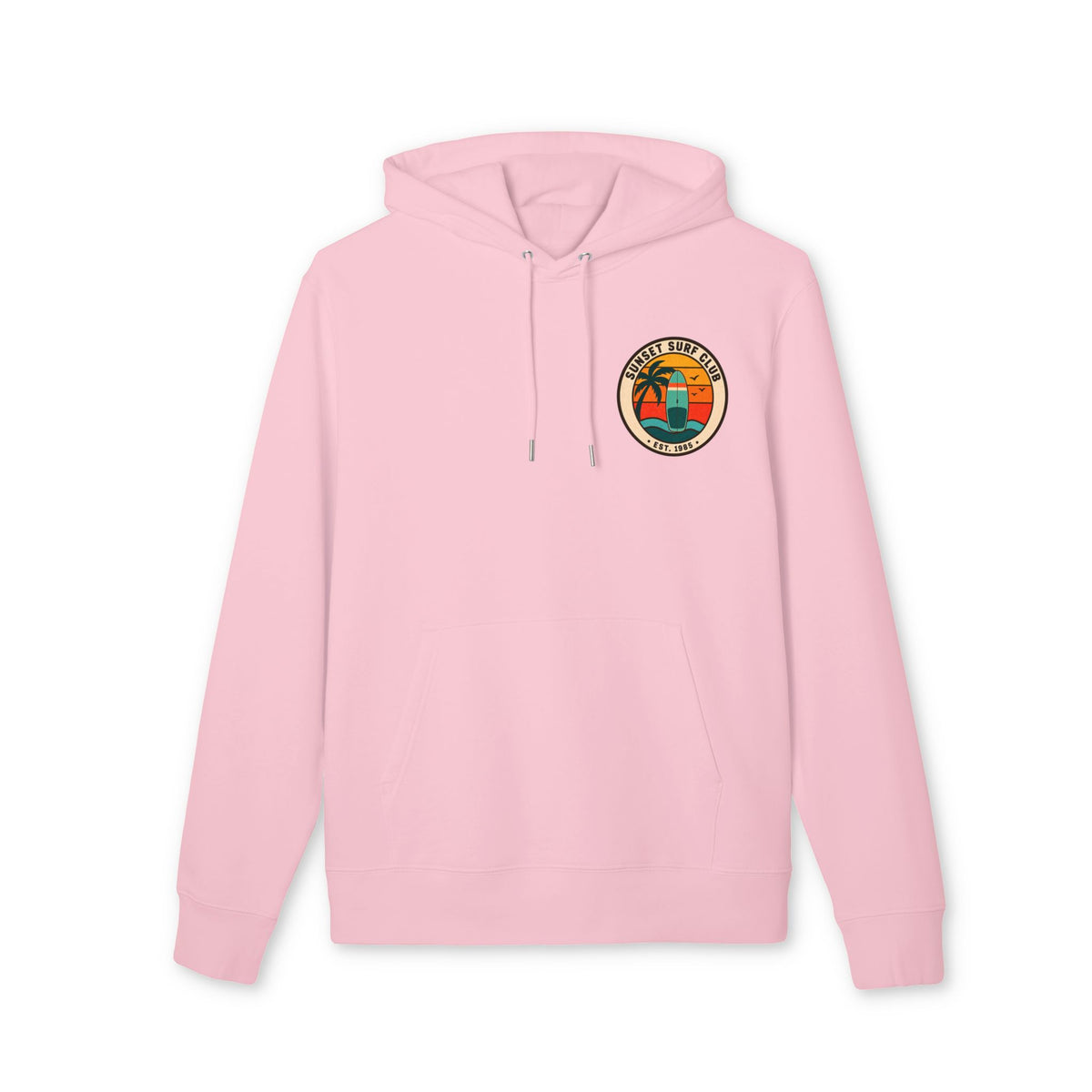 Sunset Surf Club – Premium Hoodie.