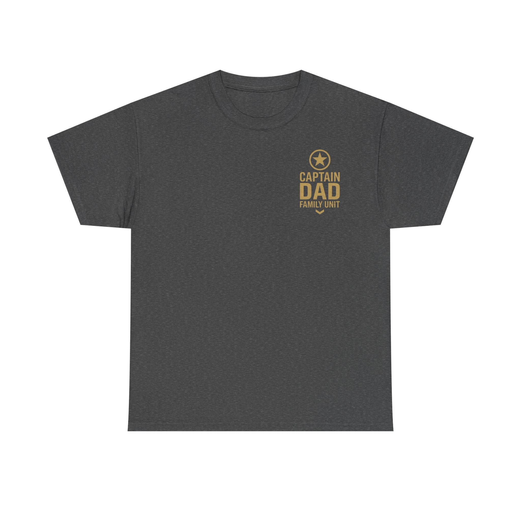 CAPTAIN DAD T-Shirt – Family Unit Military Style | Gildan 5000 Unisex Heavy Cotton Tee