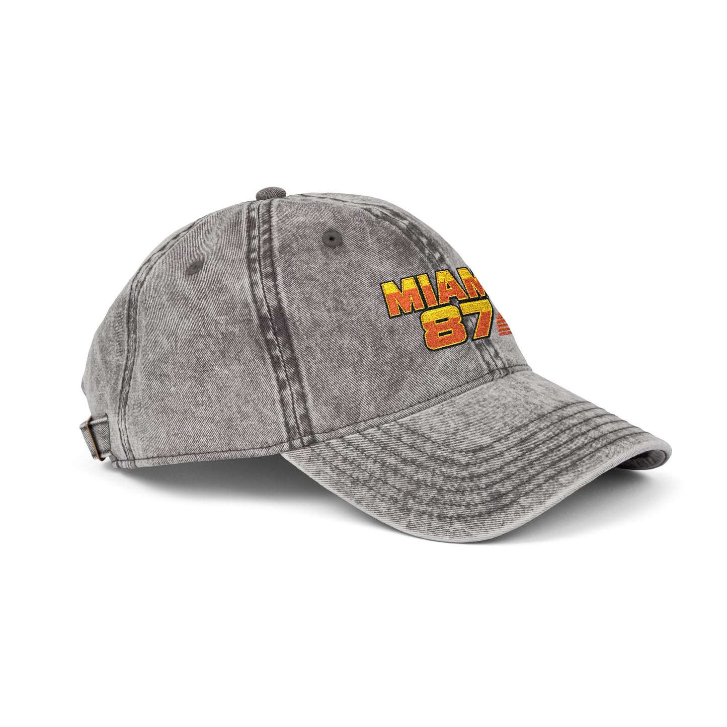 Miami 87 Vintage Embroidered Cap