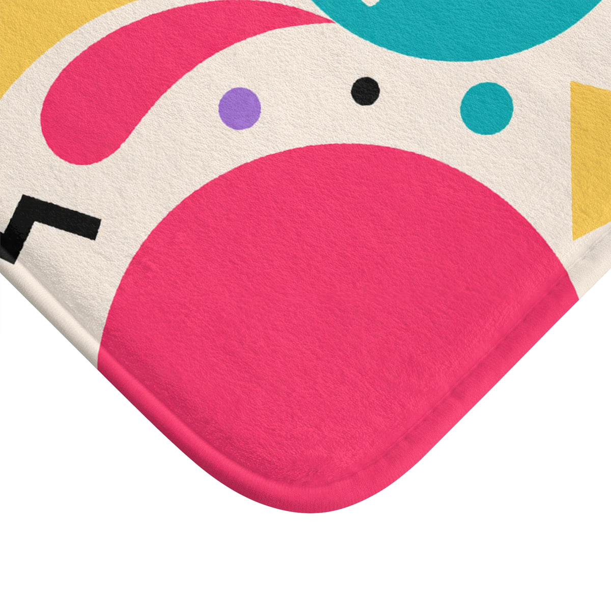 Stay Fresh 80s Memphis Bath Mat