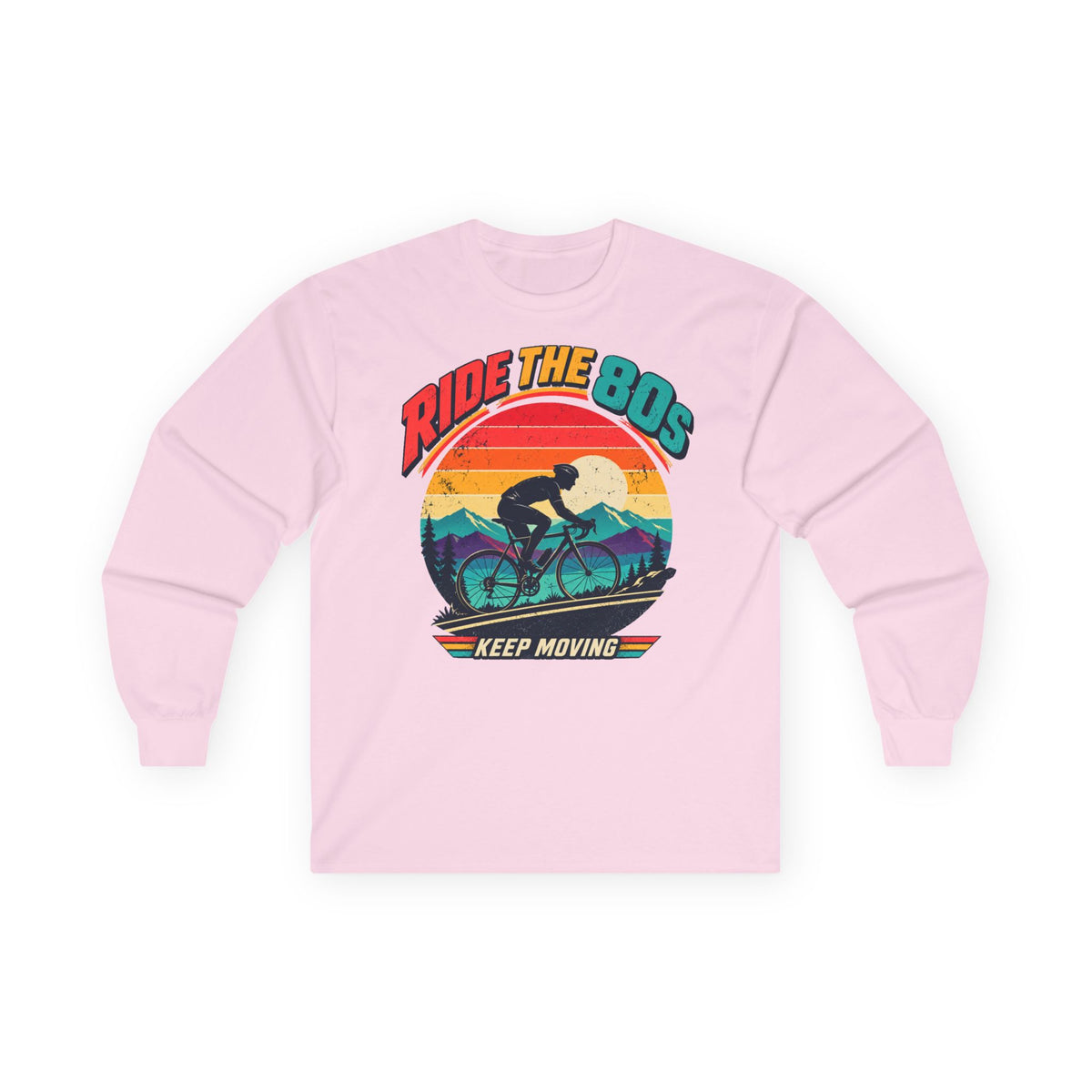 Ride the 80s – Retro Cycling Long Sleeve Shirt