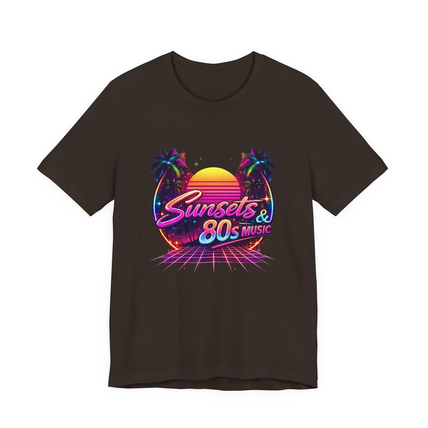 Sunset & 80s Music T-Shirt