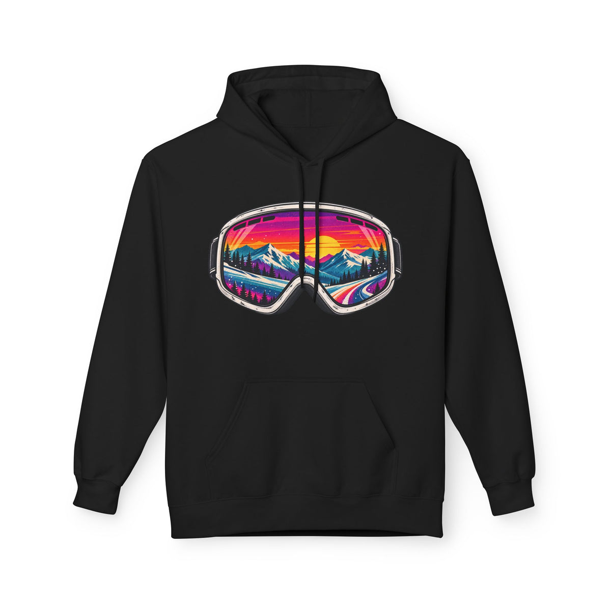 Retro Snow Goggles Hoodie