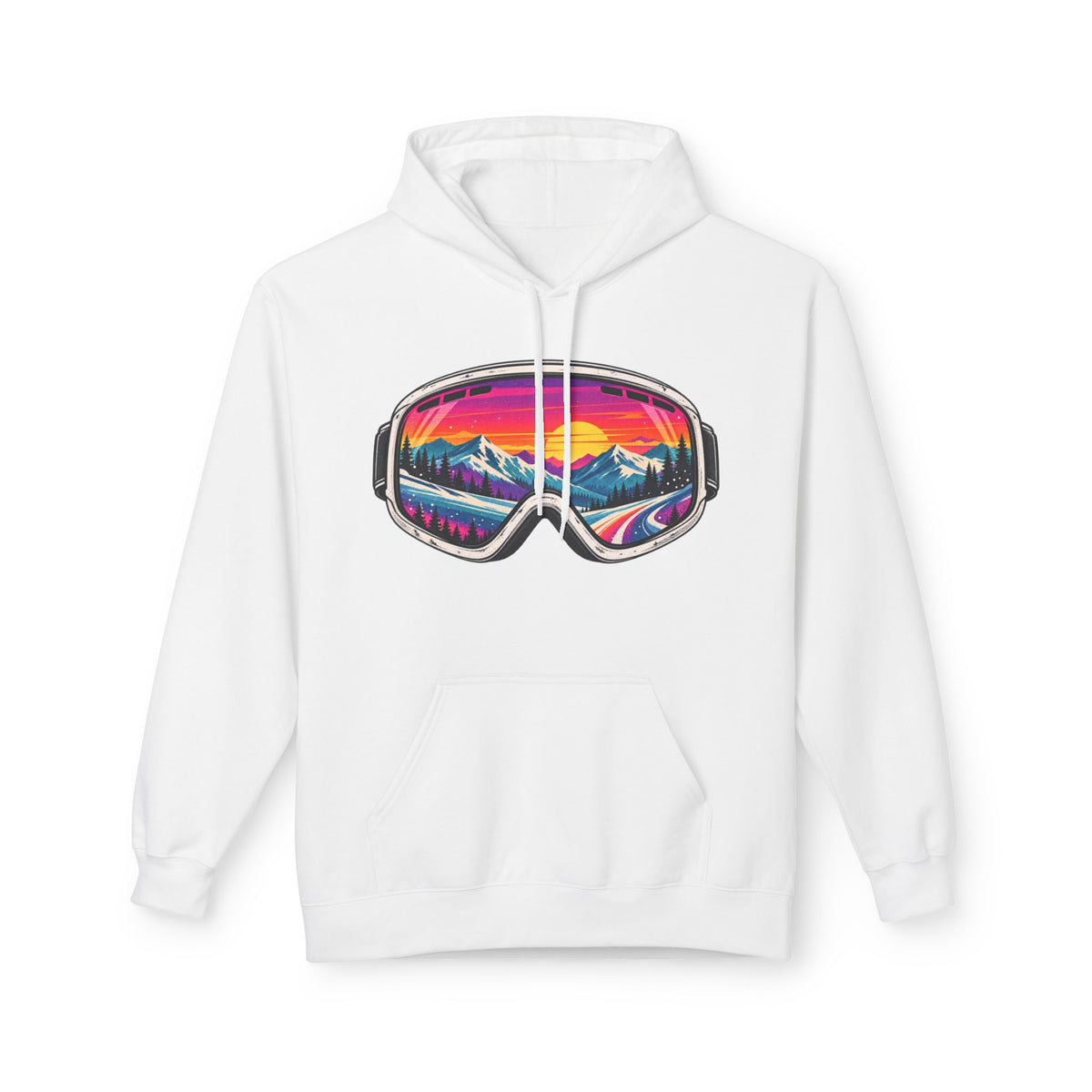 Retro Snow Goggles Hoodie