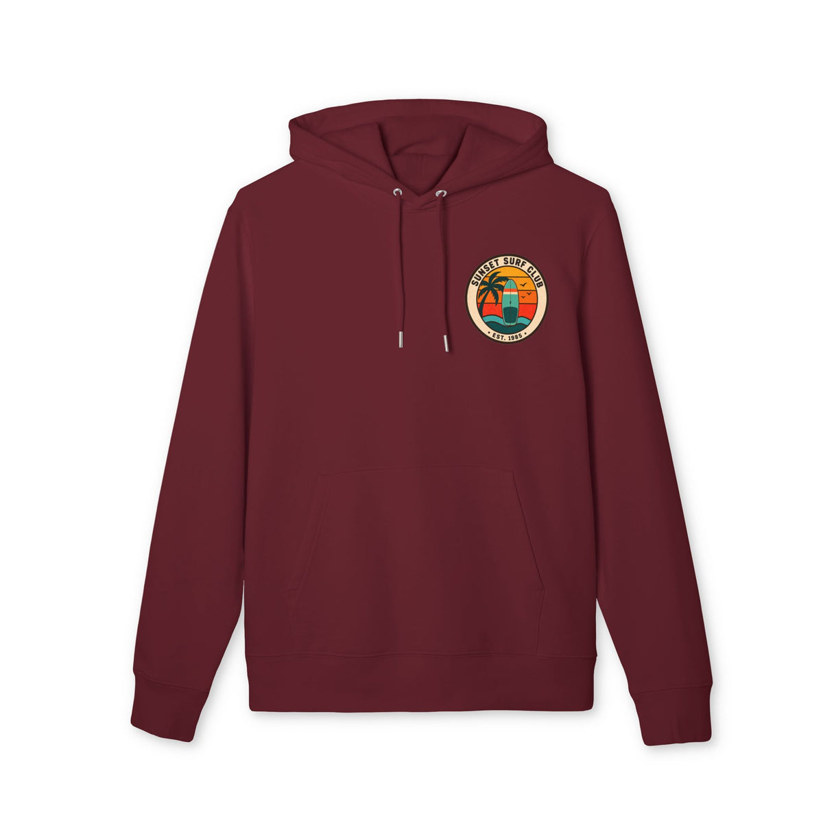 Sunset Surf Club – Premium Hoodie.
