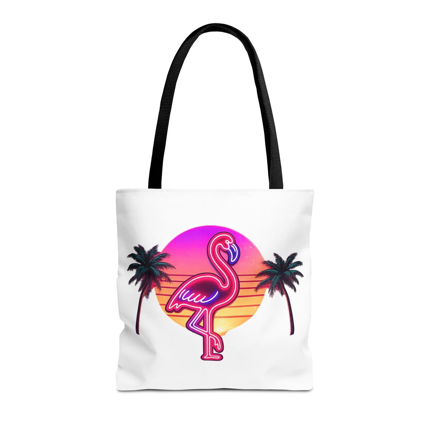 Miami 1987 Retro Neon Tote Bag