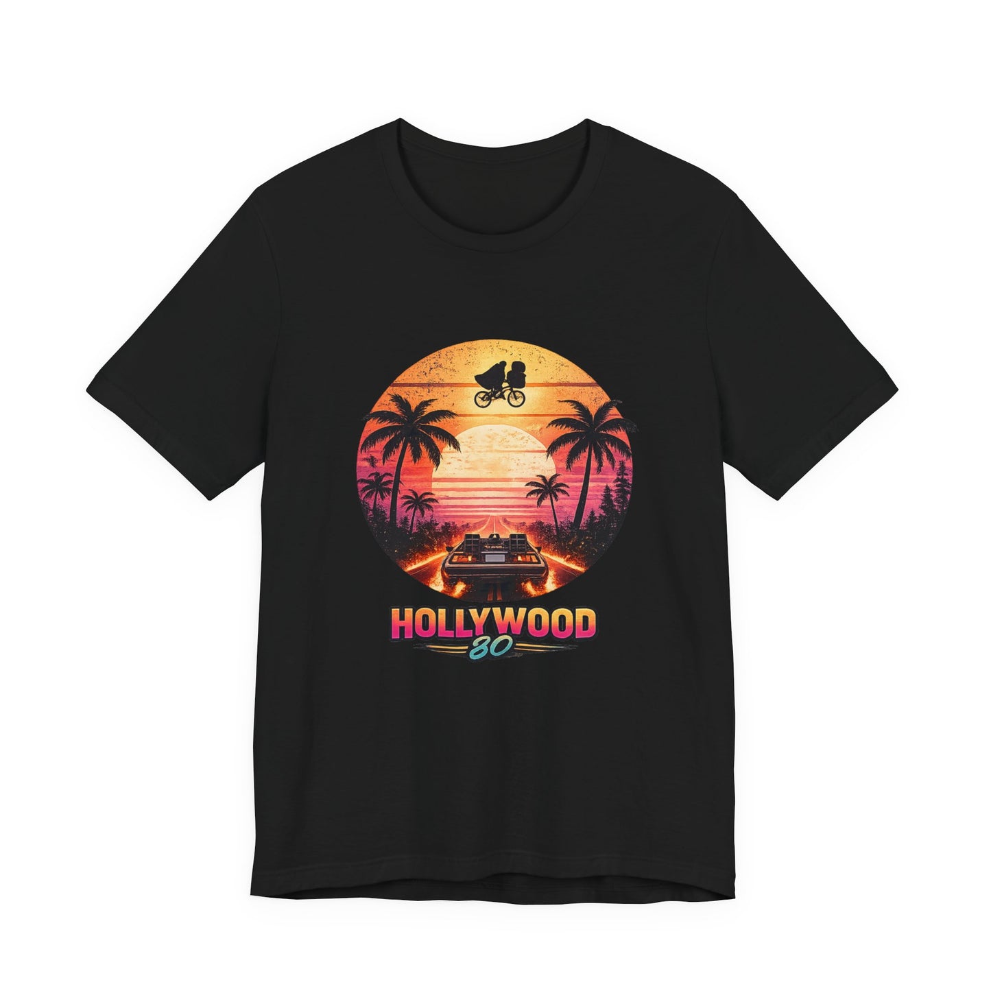 Hollywood 80 Sunset Ride Retro T-Shirt