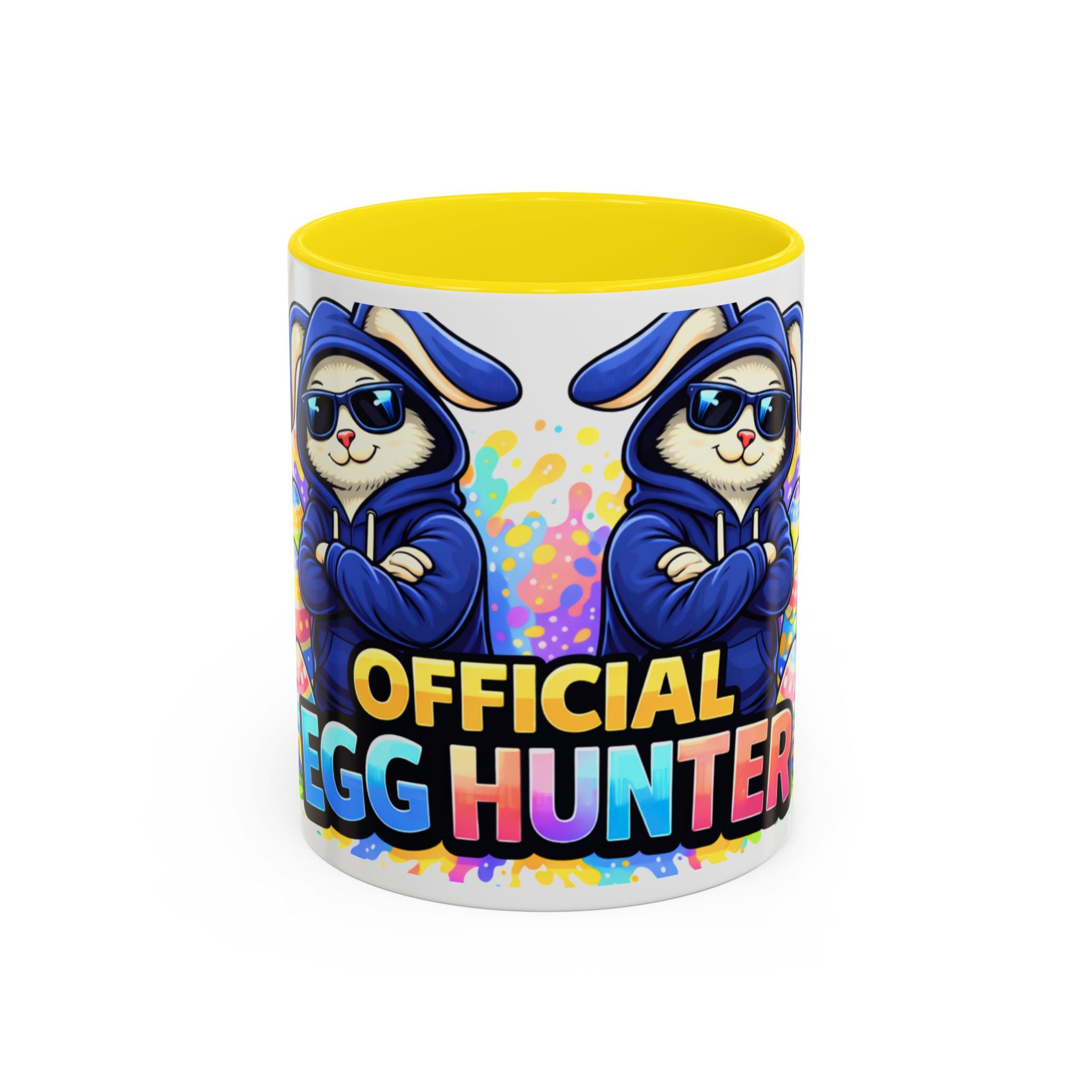 Official Egg Hunter Easter Mug – Funny Easter Bunny Accent Coffee Mug 330 ml EU