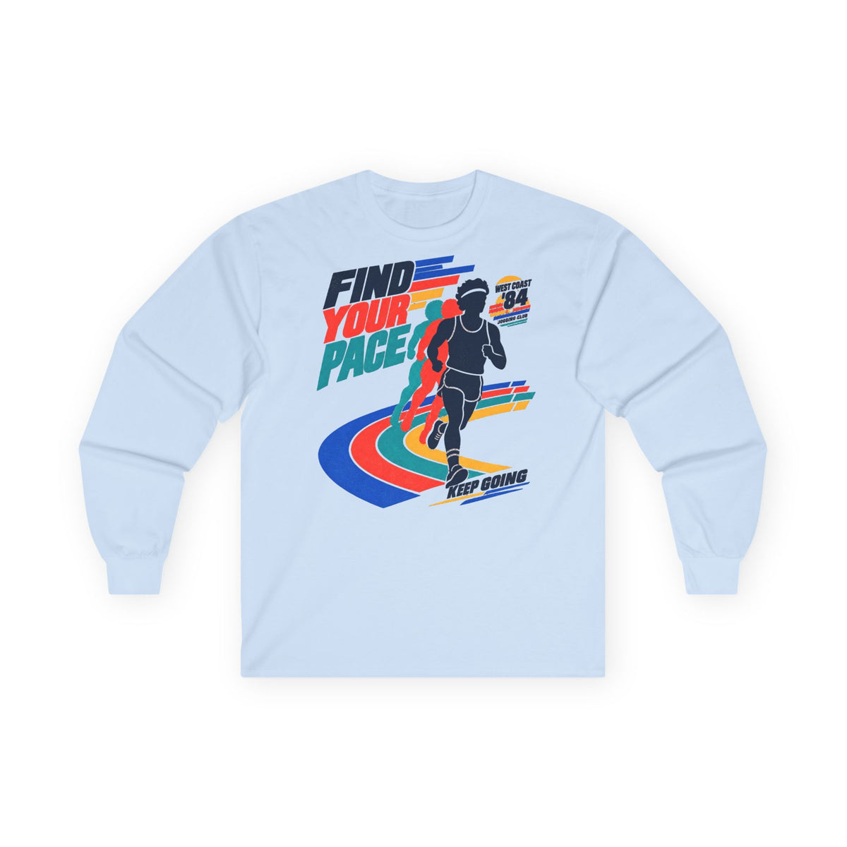 Find Your Pace – Retro Running Long Sleeve