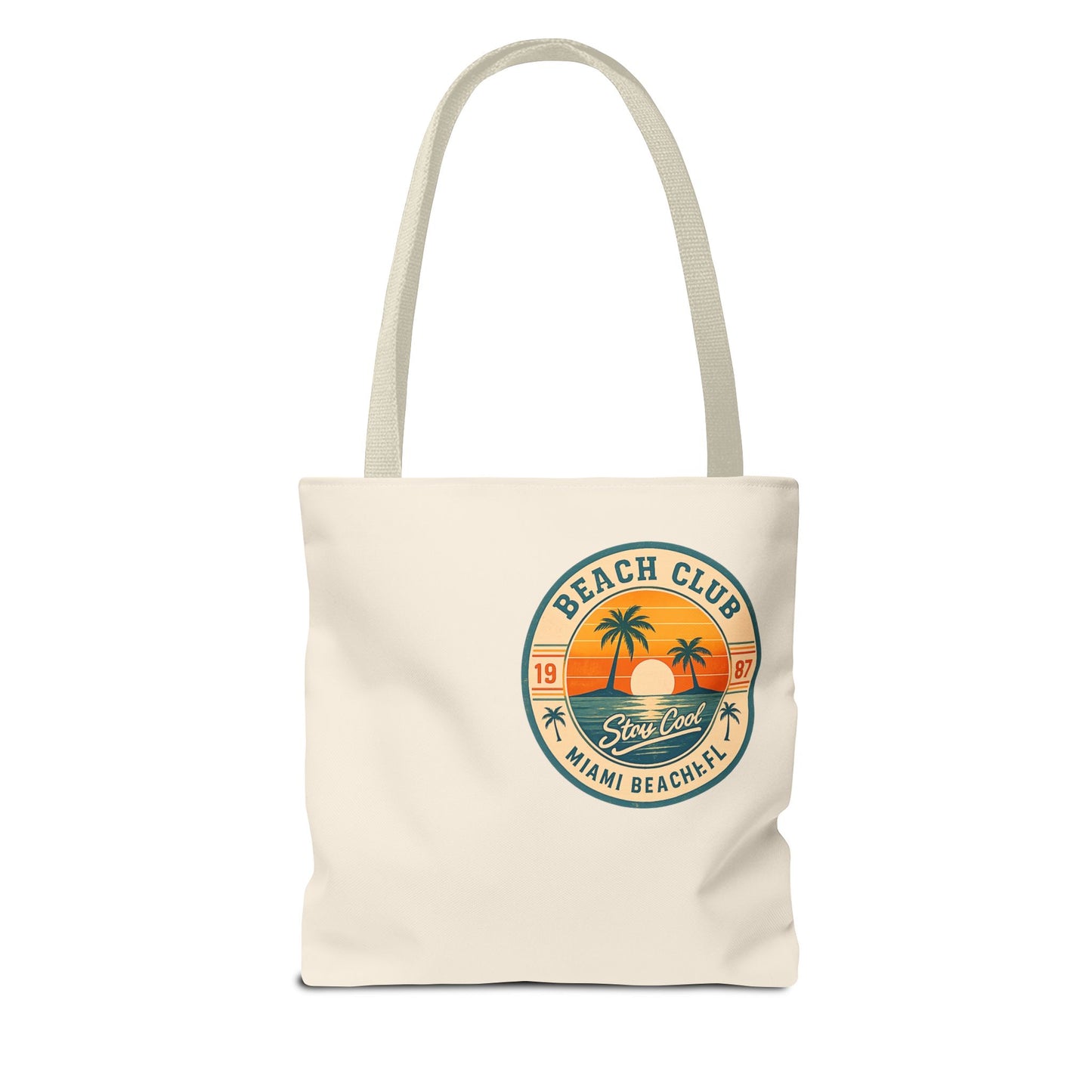 Beach Club Miami 1987 Tote Bag – Vintage Summer Style