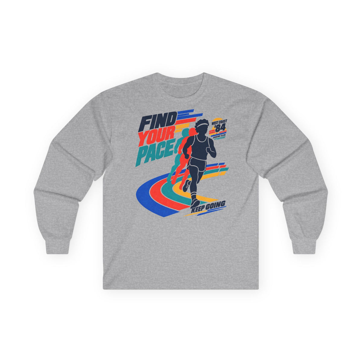 Find Your Pace – Retro Running Long Sleeve
