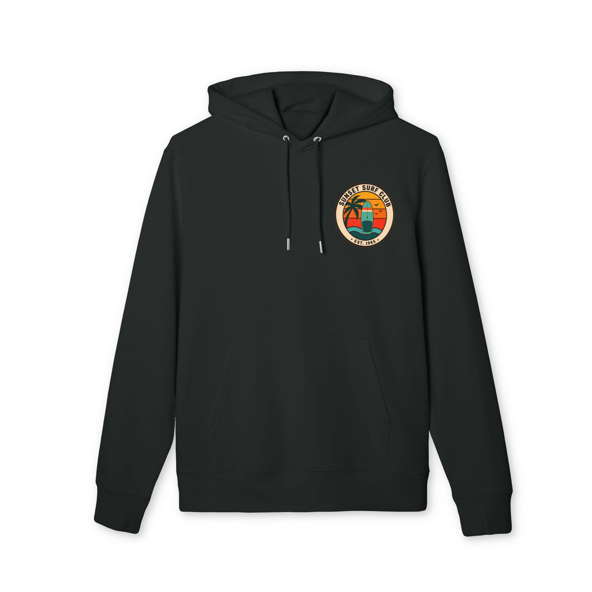 Sunset Surf Club – Premium Hoodie.