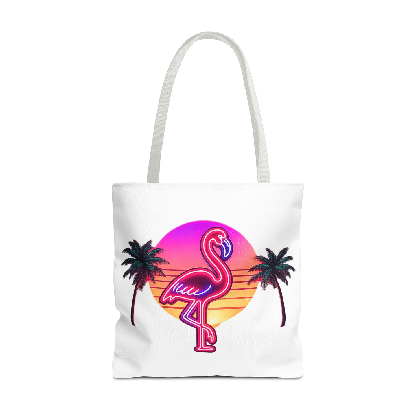 Miami 1987 Retro Neon Tote Bag