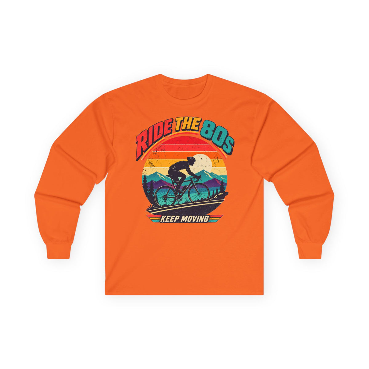Ride the 80s – Retro Cycling Long Sleeve Shirt
