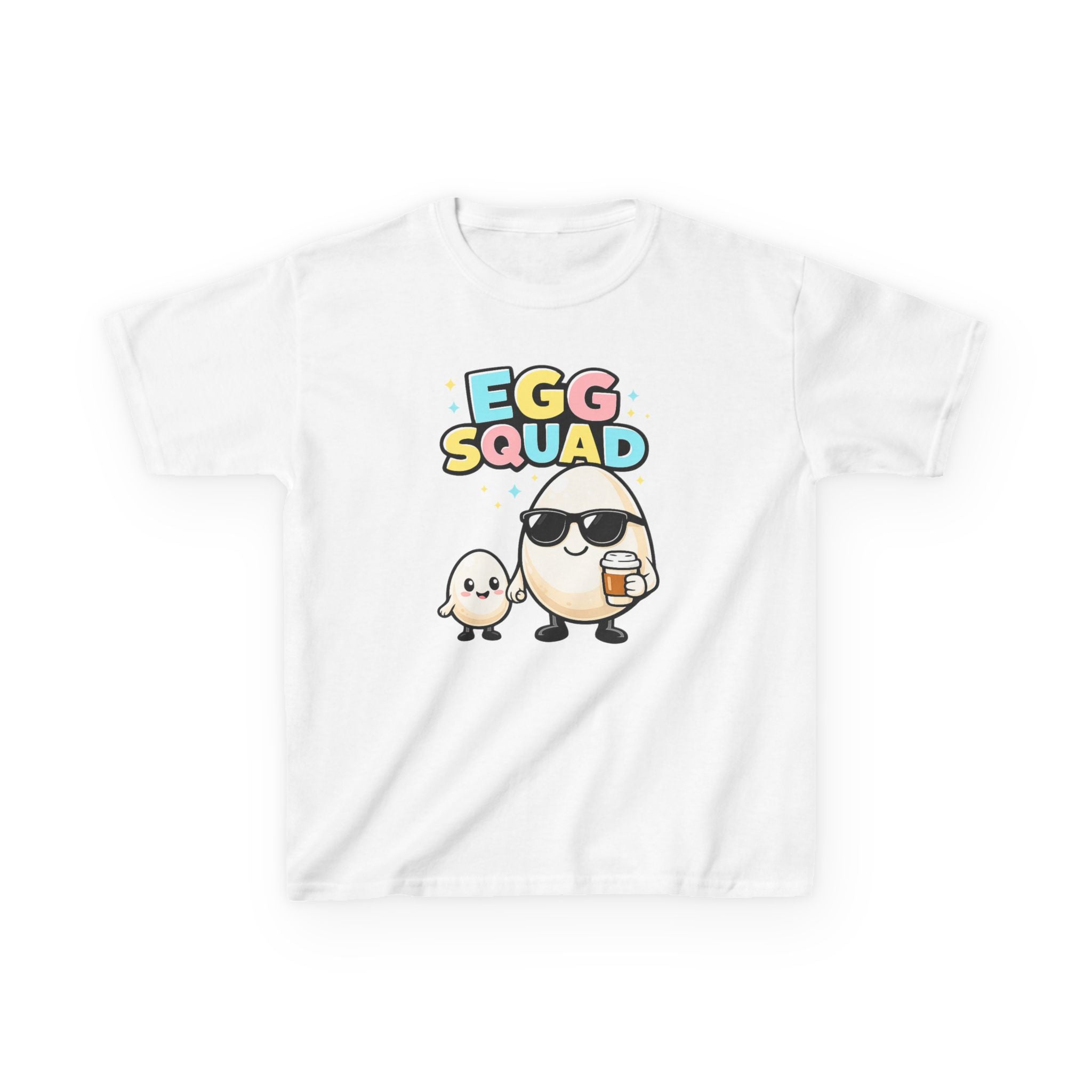 Egg Squad Kids T-Shirt – Cool Easter Egg Shirt for Boys & Girls – Funny Spring Children Tee