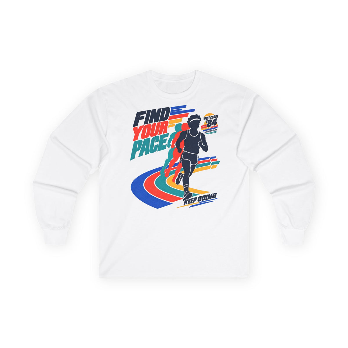 Find Your Pace – Retro Running Long Sleeve