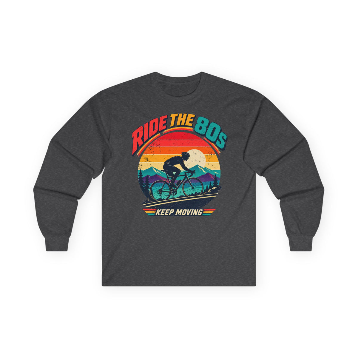 Ride the 80s – Retro Cycling Long Sleeve Shirt