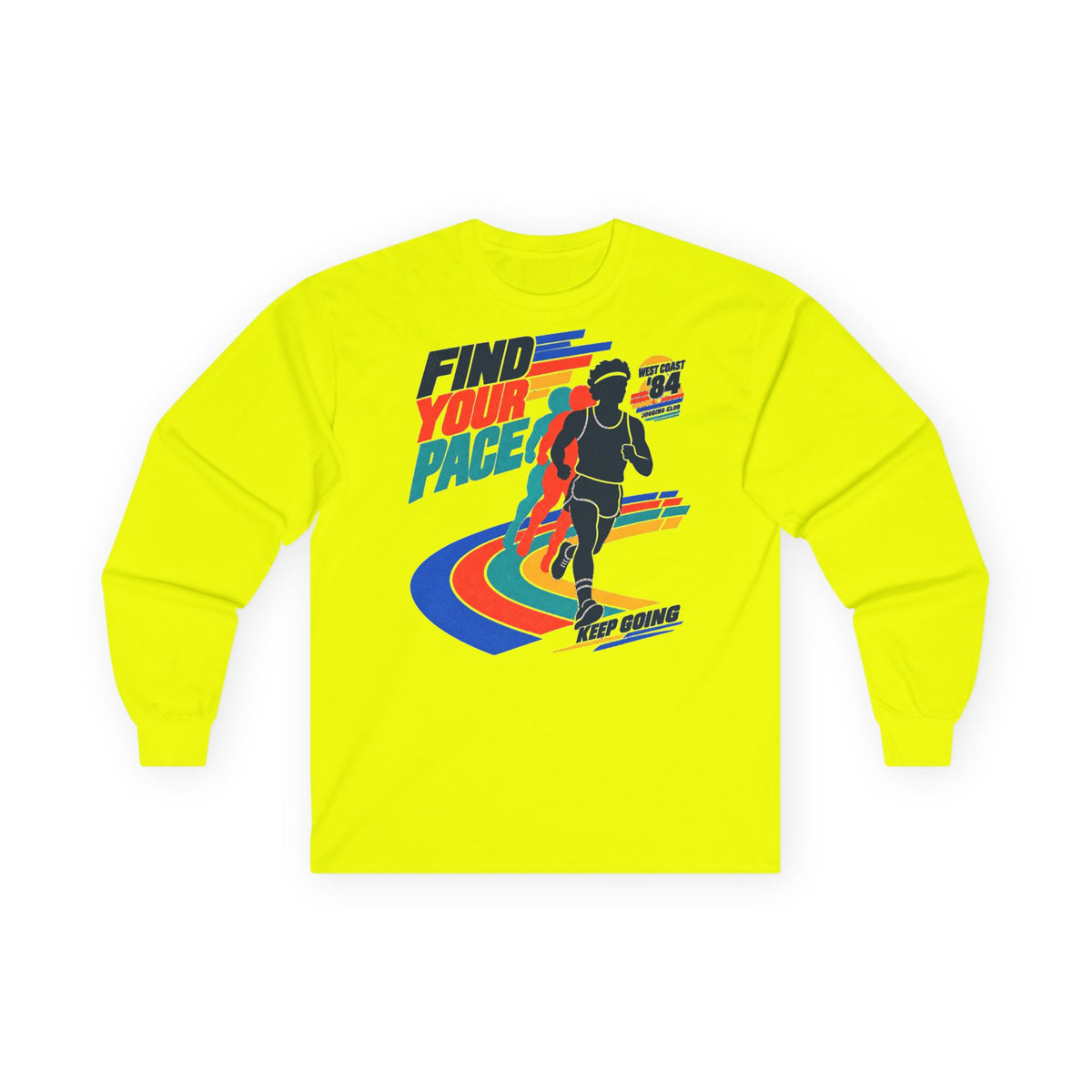 Find Your Pace – Retro Running Long Sleeve