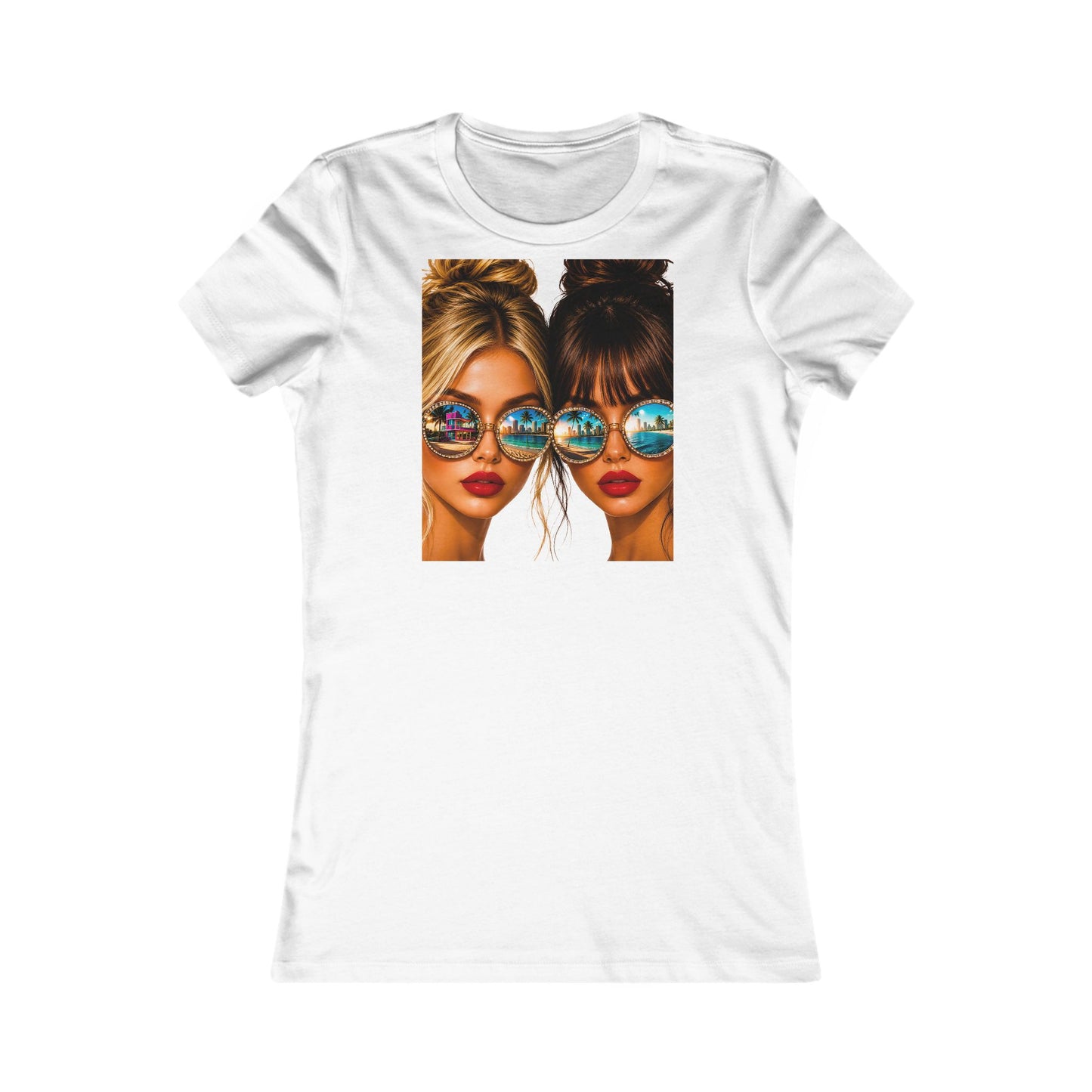 Miami Reflection Slim Tee