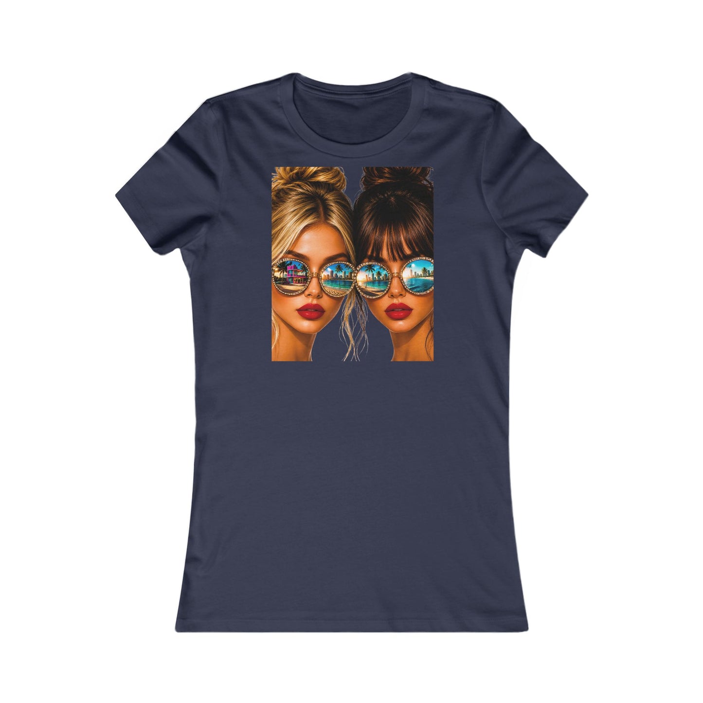 Miami Reflection Slim Tee