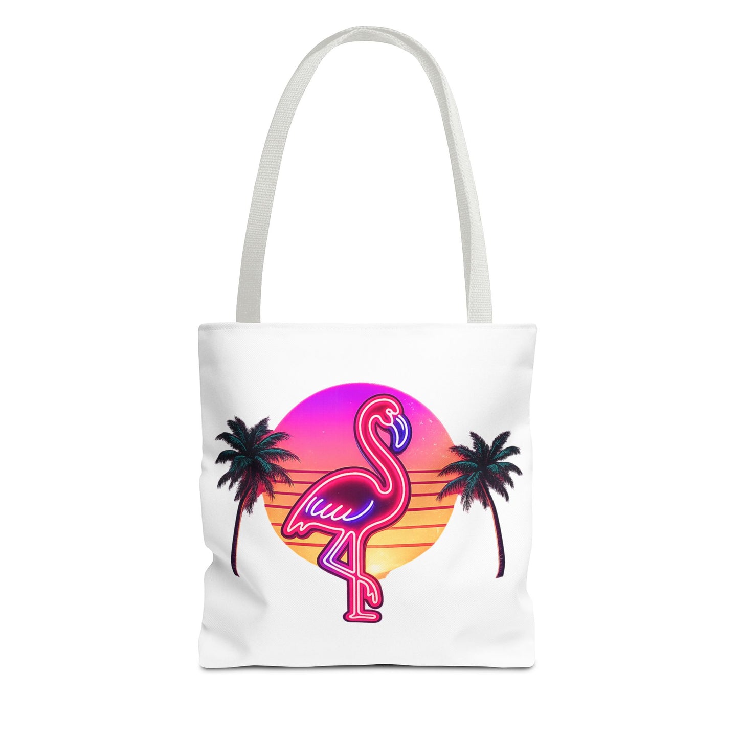 Miami 1987 Retro Neon Tote Bag