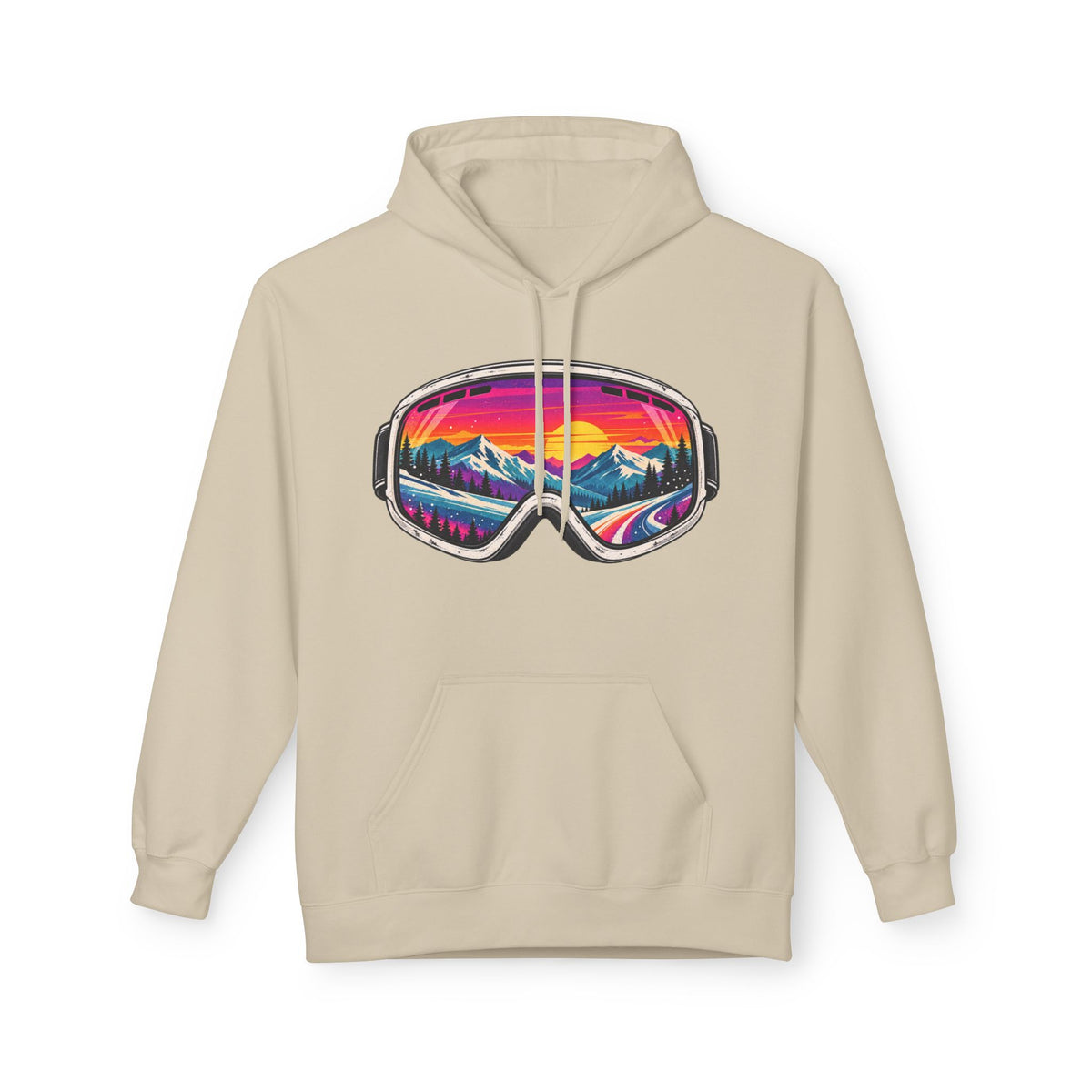 Retro Snow Goggles Hoodie