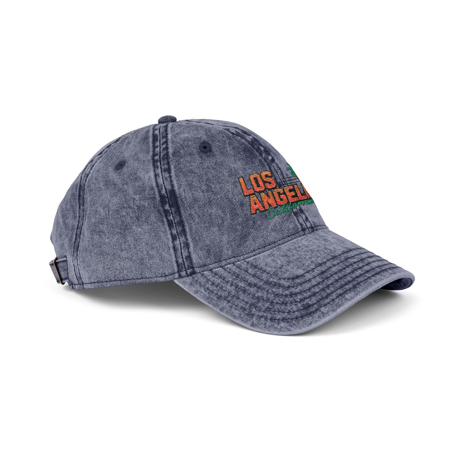 Los Angeles California Vintage Embroidered Cap