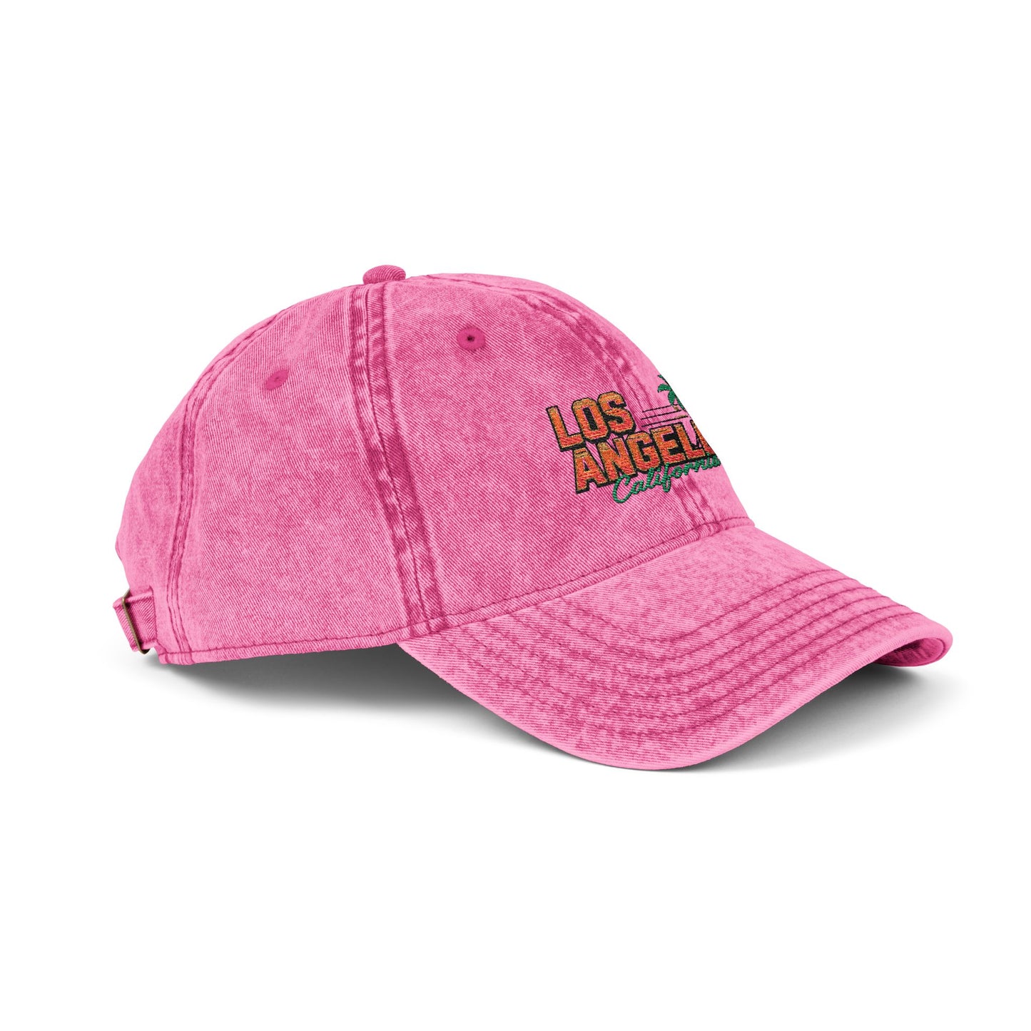 Los Angeles California Vintage Embroidered Cap