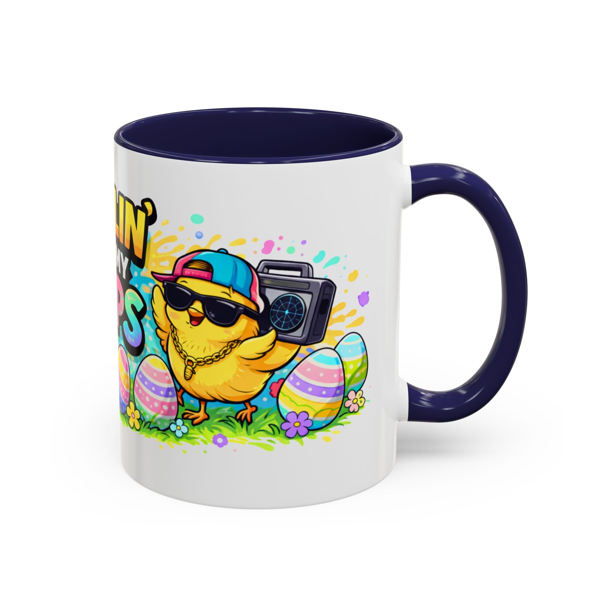 Chillin’ With My Peeps Easter Accent Coffee Mug – Funny Easter Chicks Mug 330 ml EU
