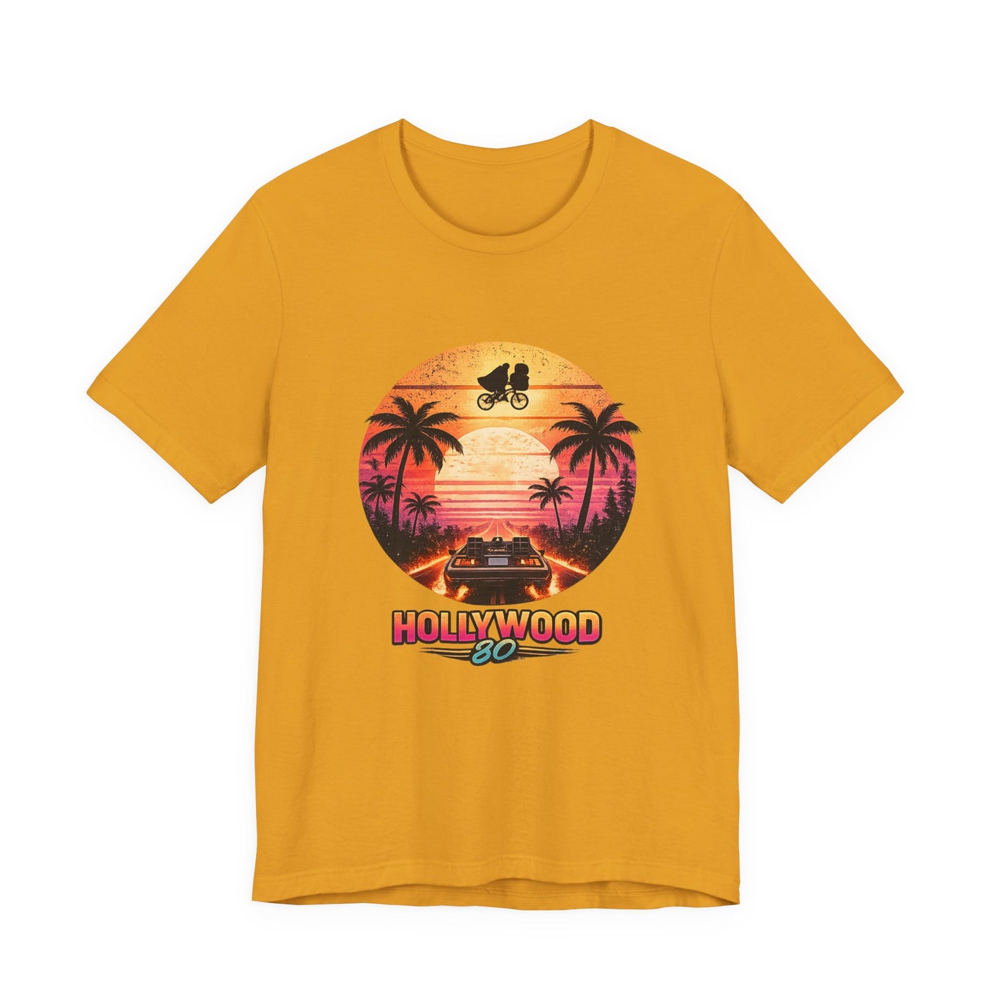 Hollywood 80 Sunset Ride Retro T-Shirt