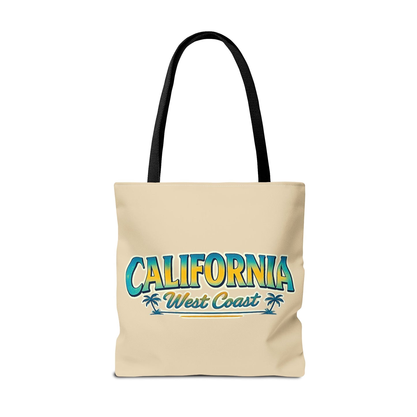 California West Coast Vintage Beach Tote Bag