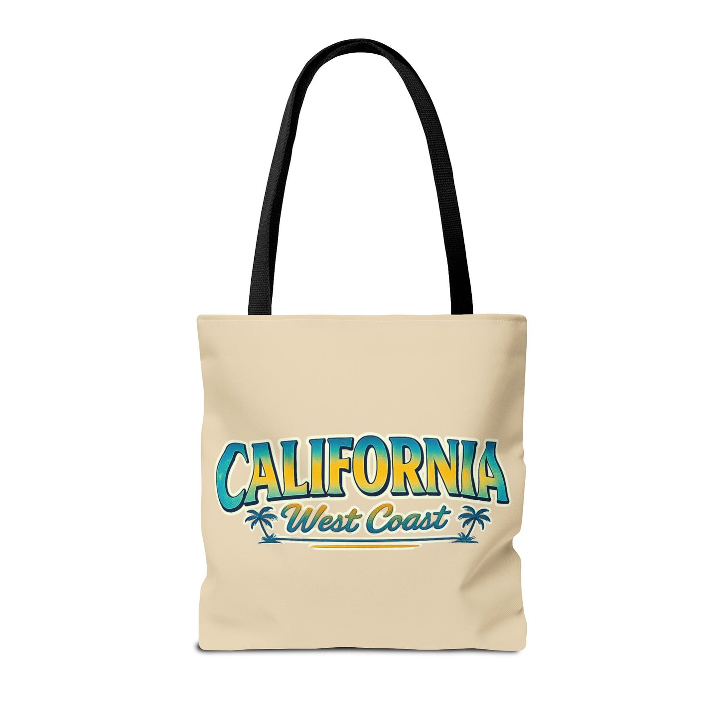 California West Coast Vintage Beach Tote Bag