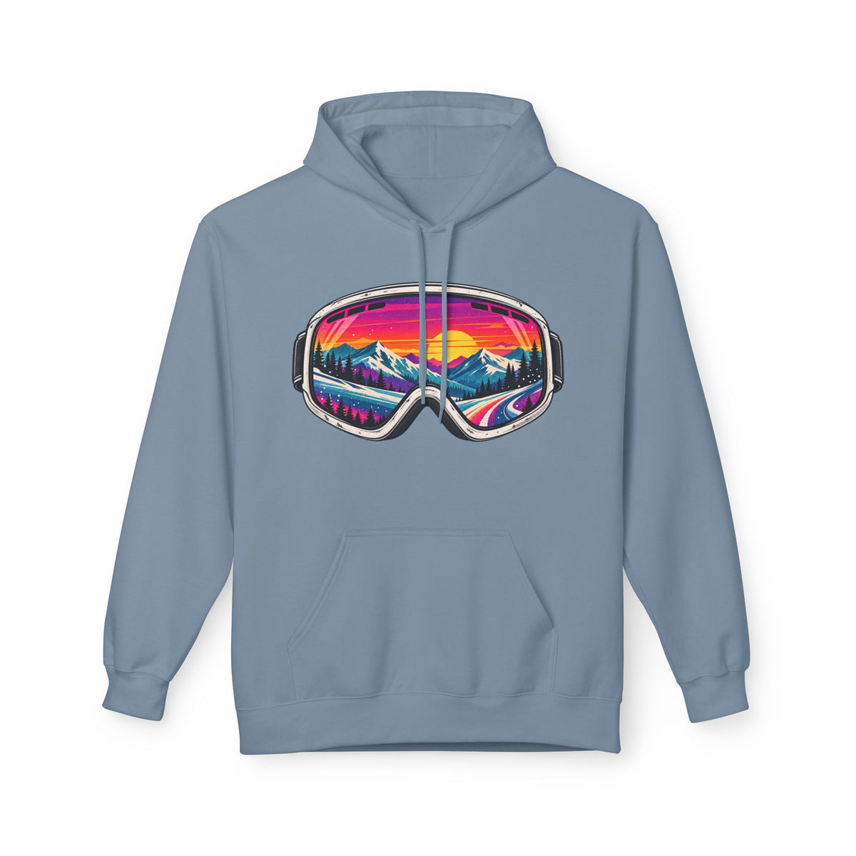Retro Snow Goggles Hoodie