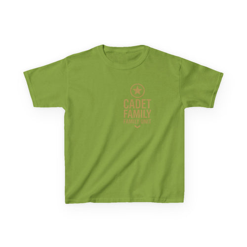 CADET Kids T-Shirt – Family Unit Military Style | Gildan 5000B Youth Heavy Cotton Tee