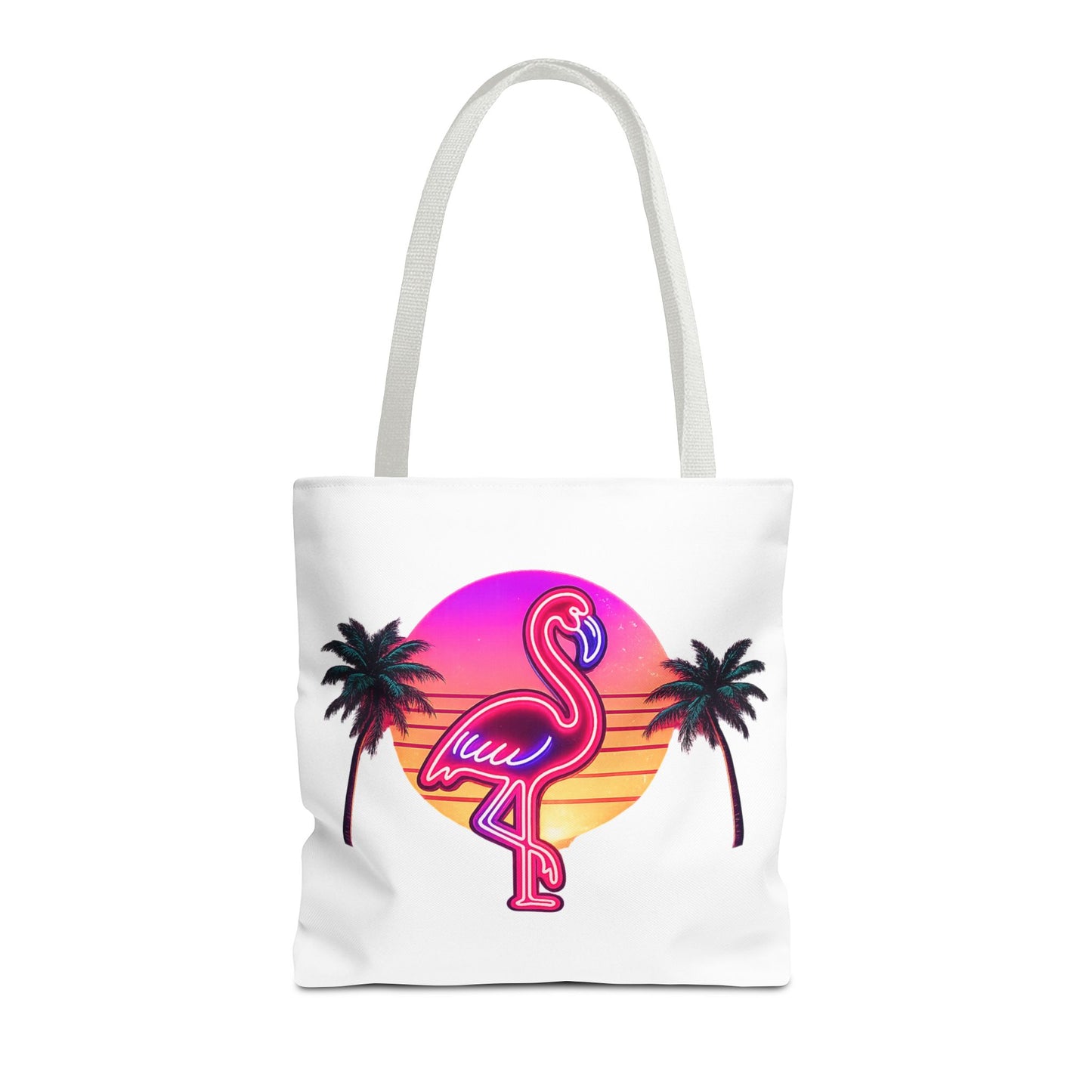Miami 1987 Retro Neon Tote Bag