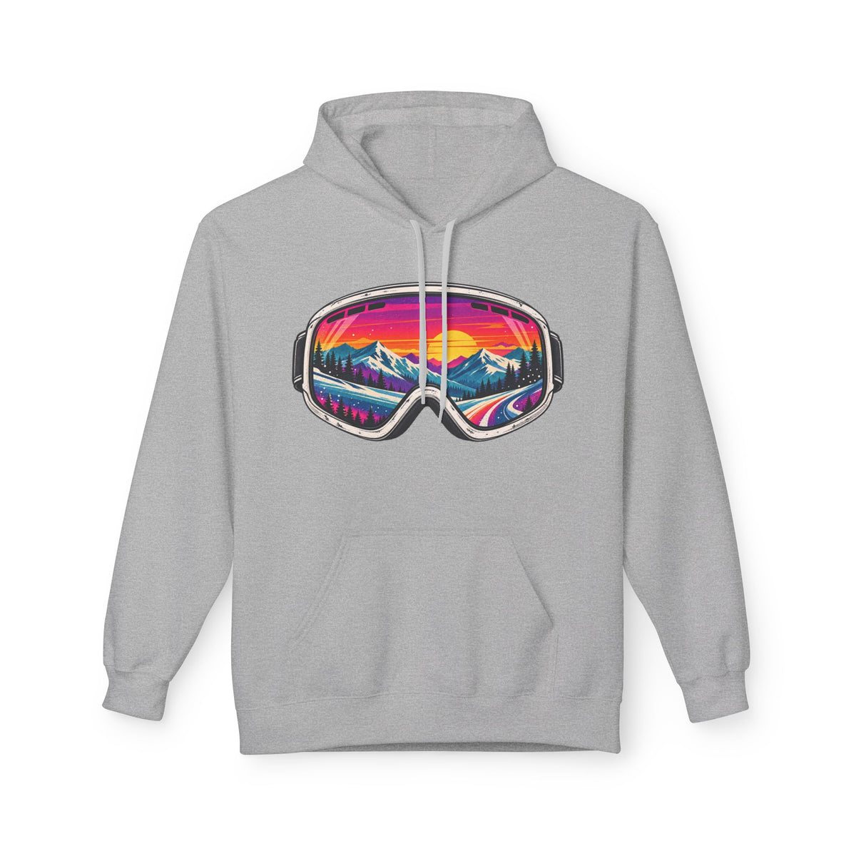 Retro Snow Goggles Hoodie