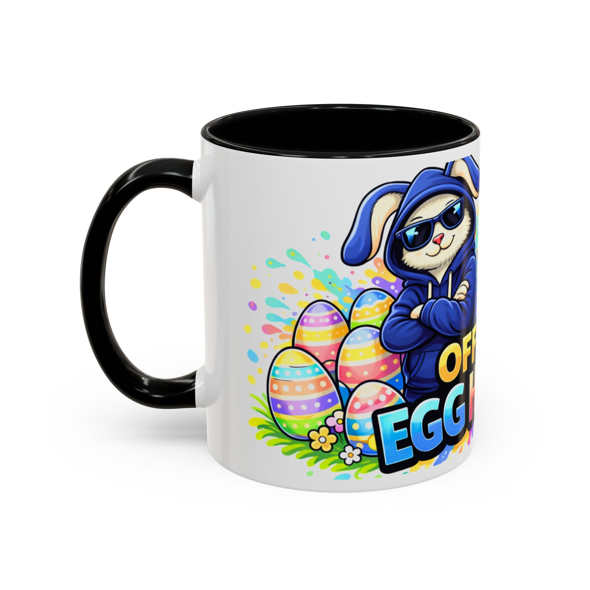 Official Egg Hunter Easter Mug – Funny Easter Bunny Accent Coffee Mug 330 ml EU