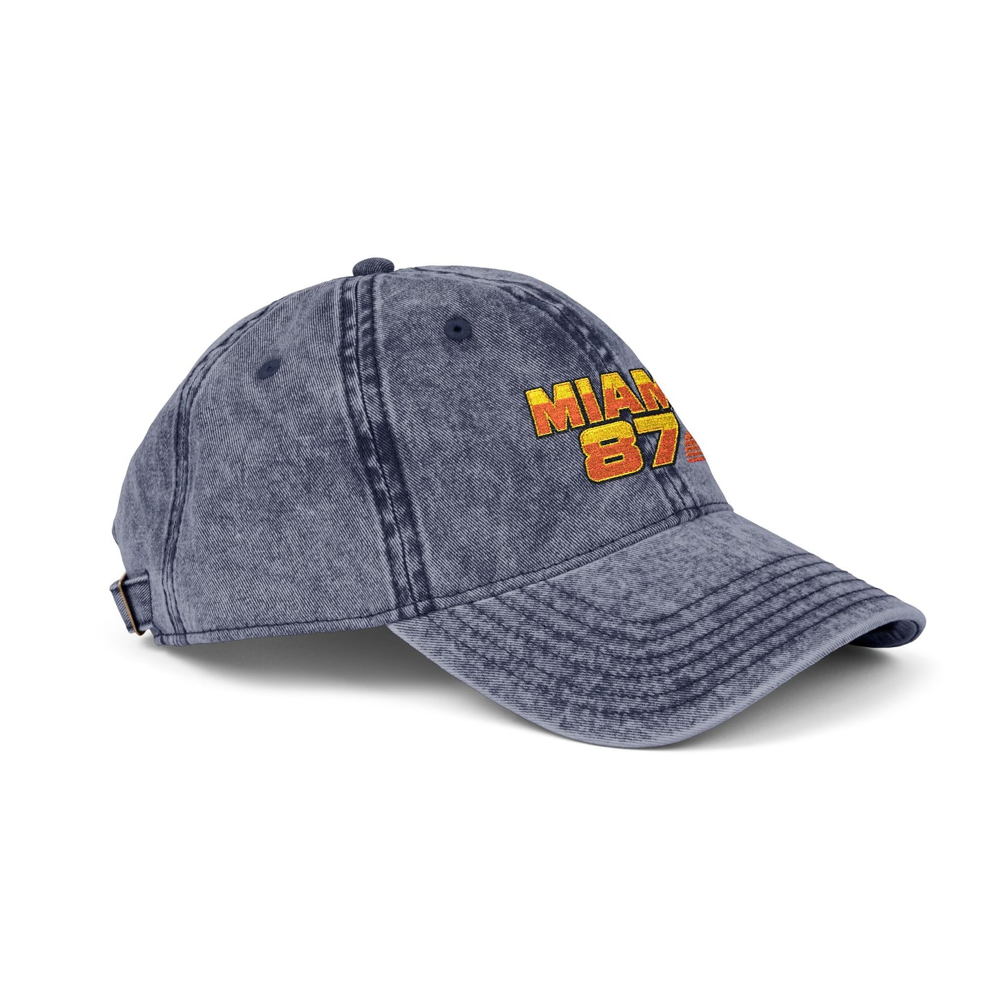 Miami 87 Vintage Embroidered Cap
