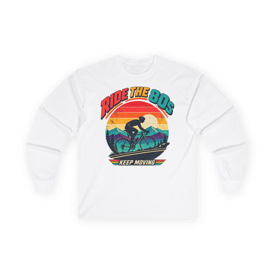 Ride the 80s – Retro Cycling Long Sleeve Shirt