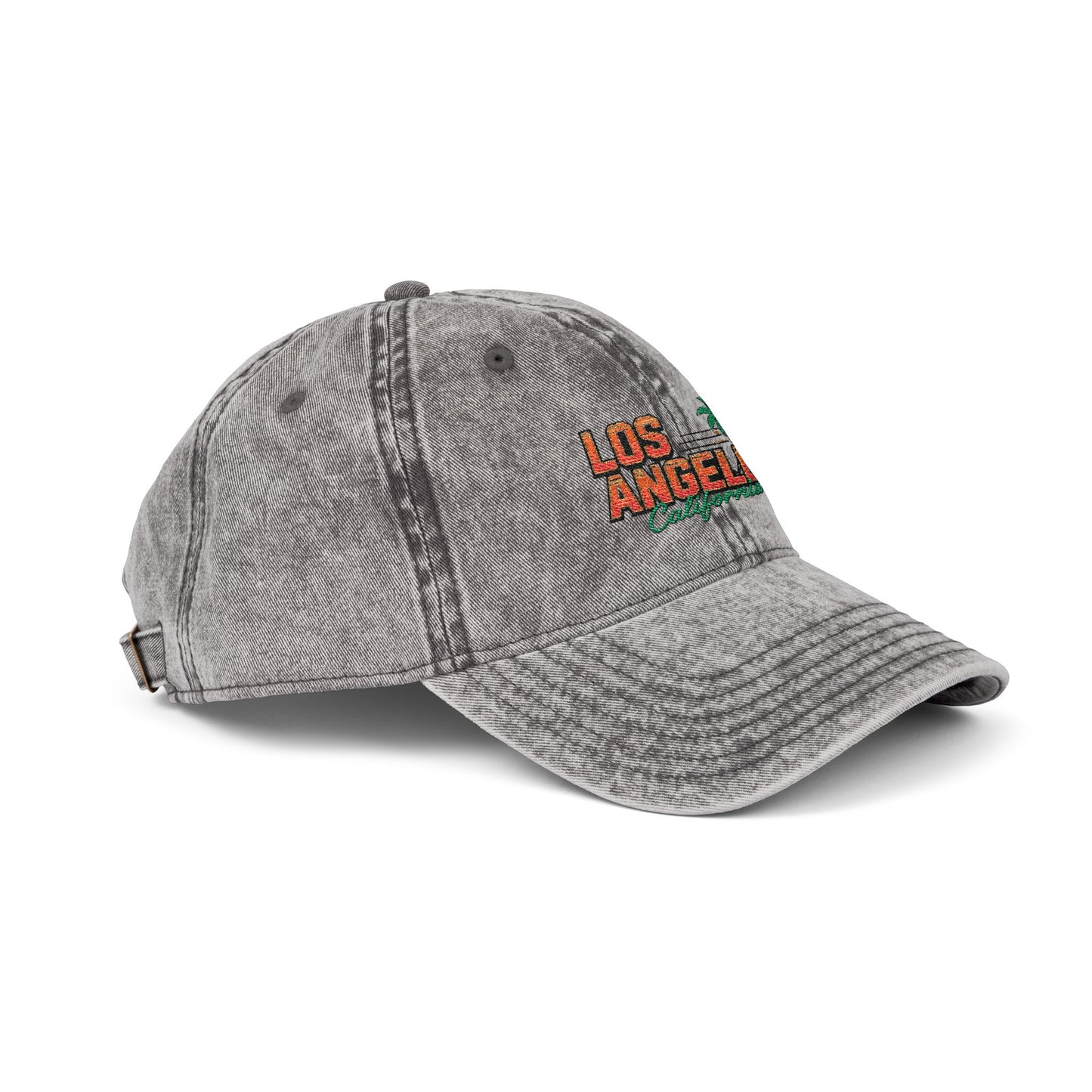 Los Angeles California Vintage Embroidered Cap