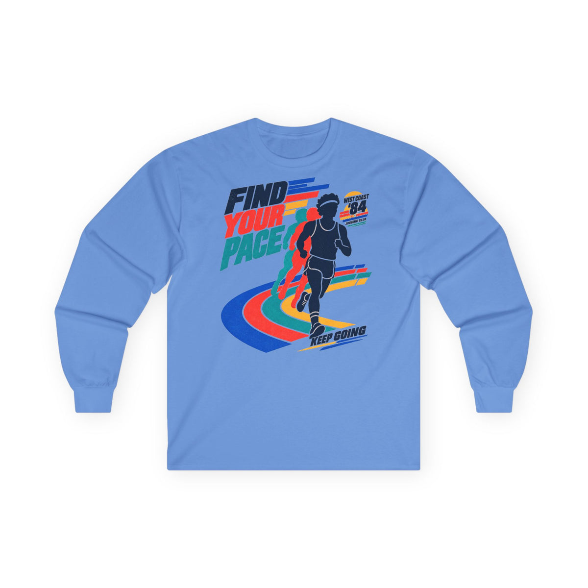 Find Your Pace – Retro Running Long Sleeve