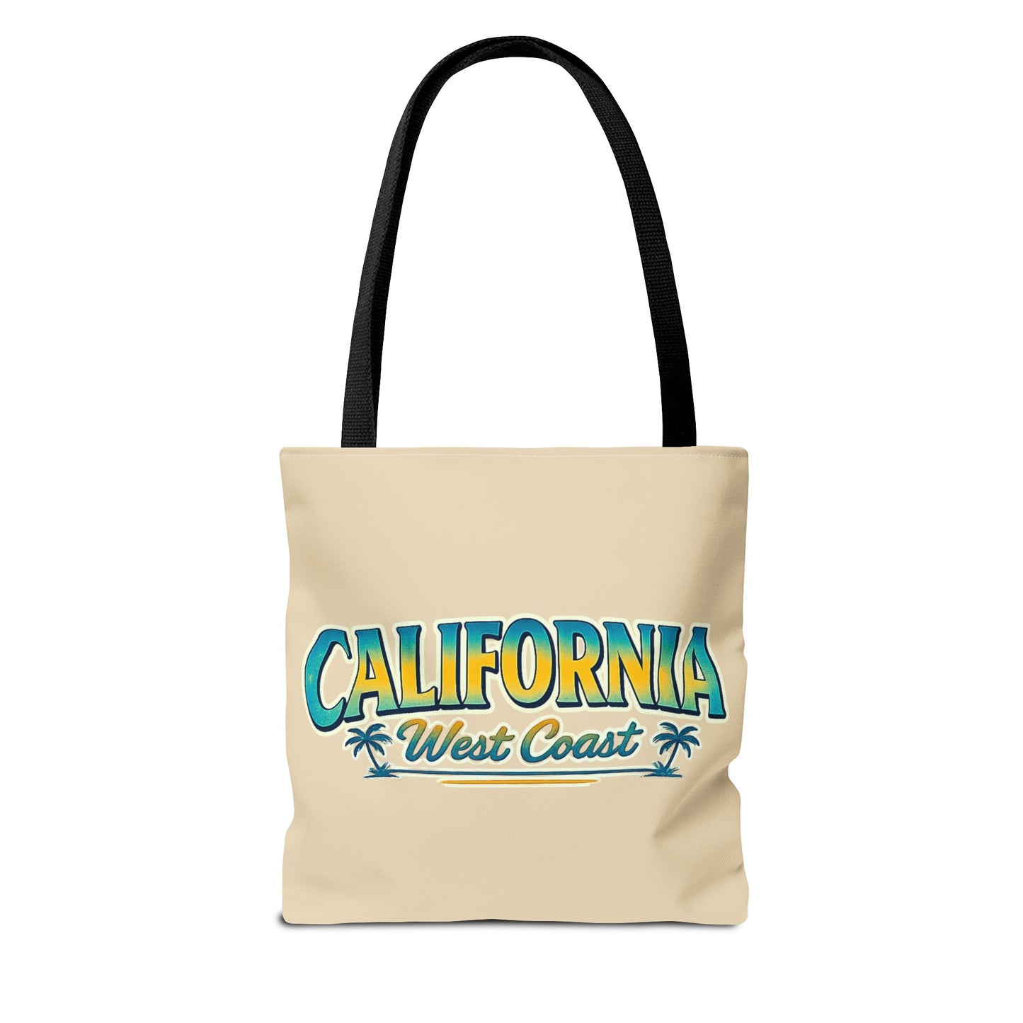 California West Coast Vintage Beach Tote Bag