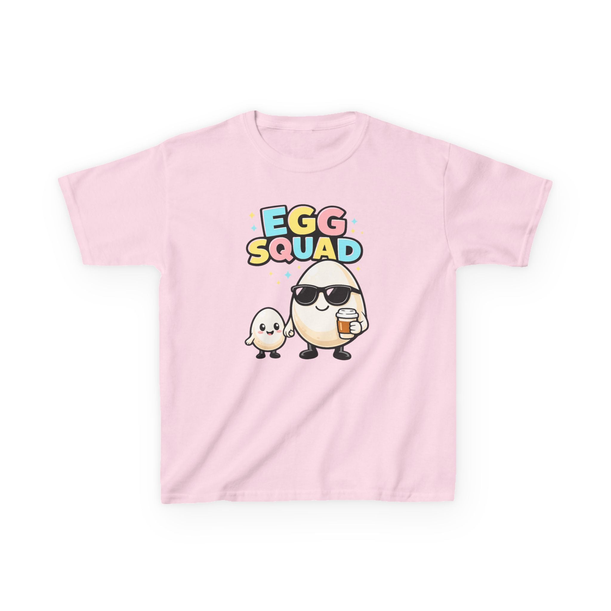 Egg Squad Kids T-Shirt – Cool Easter Egg Shirt for Boys & Girls – Funny Spring Children Tee