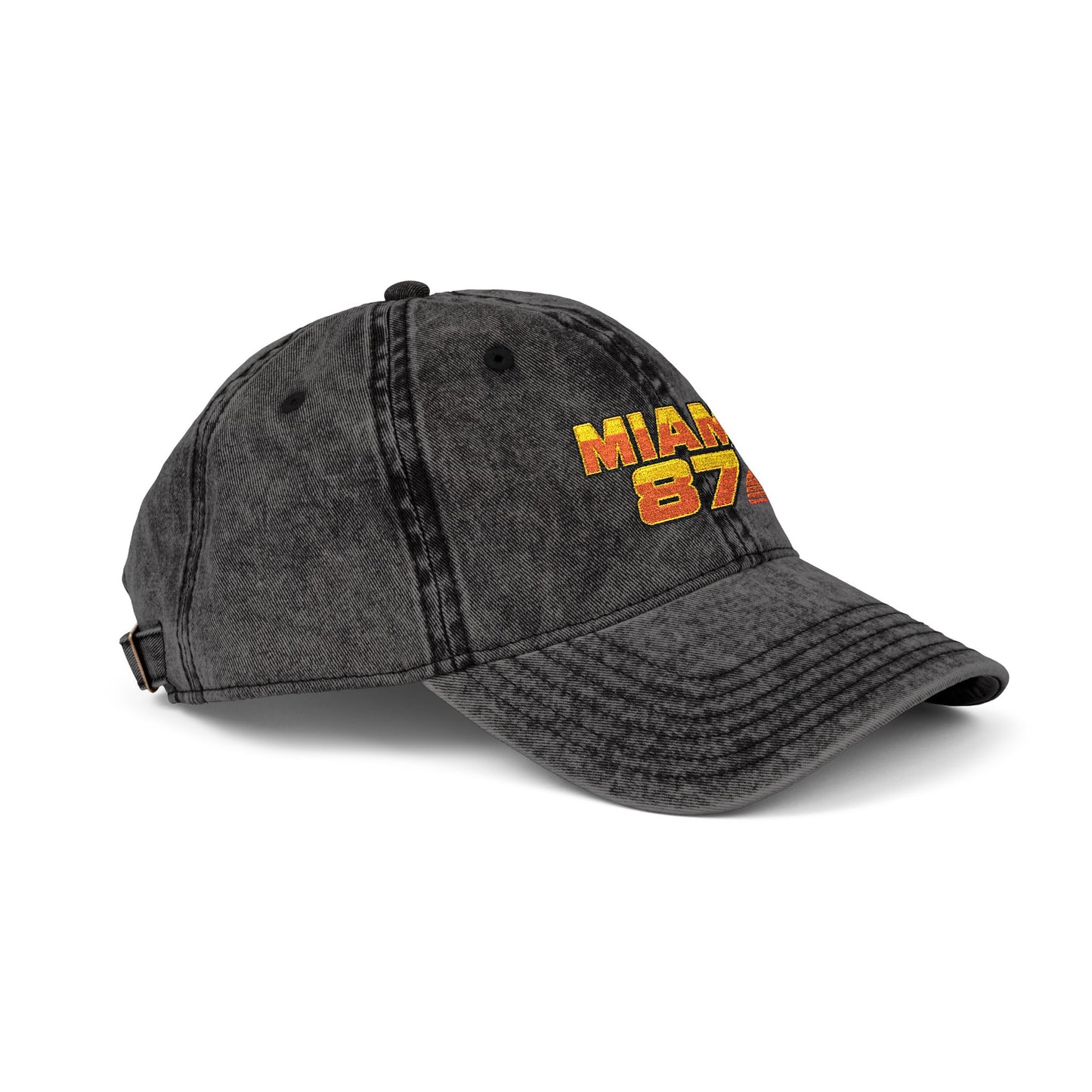 Miami 87 Vintage Embroidered Cap