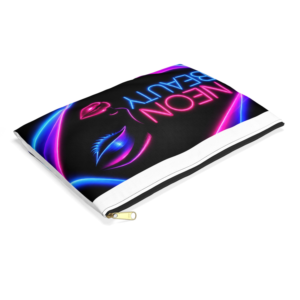 Neon Beauty Makeup Bag – 80s Cosmetic Pouch