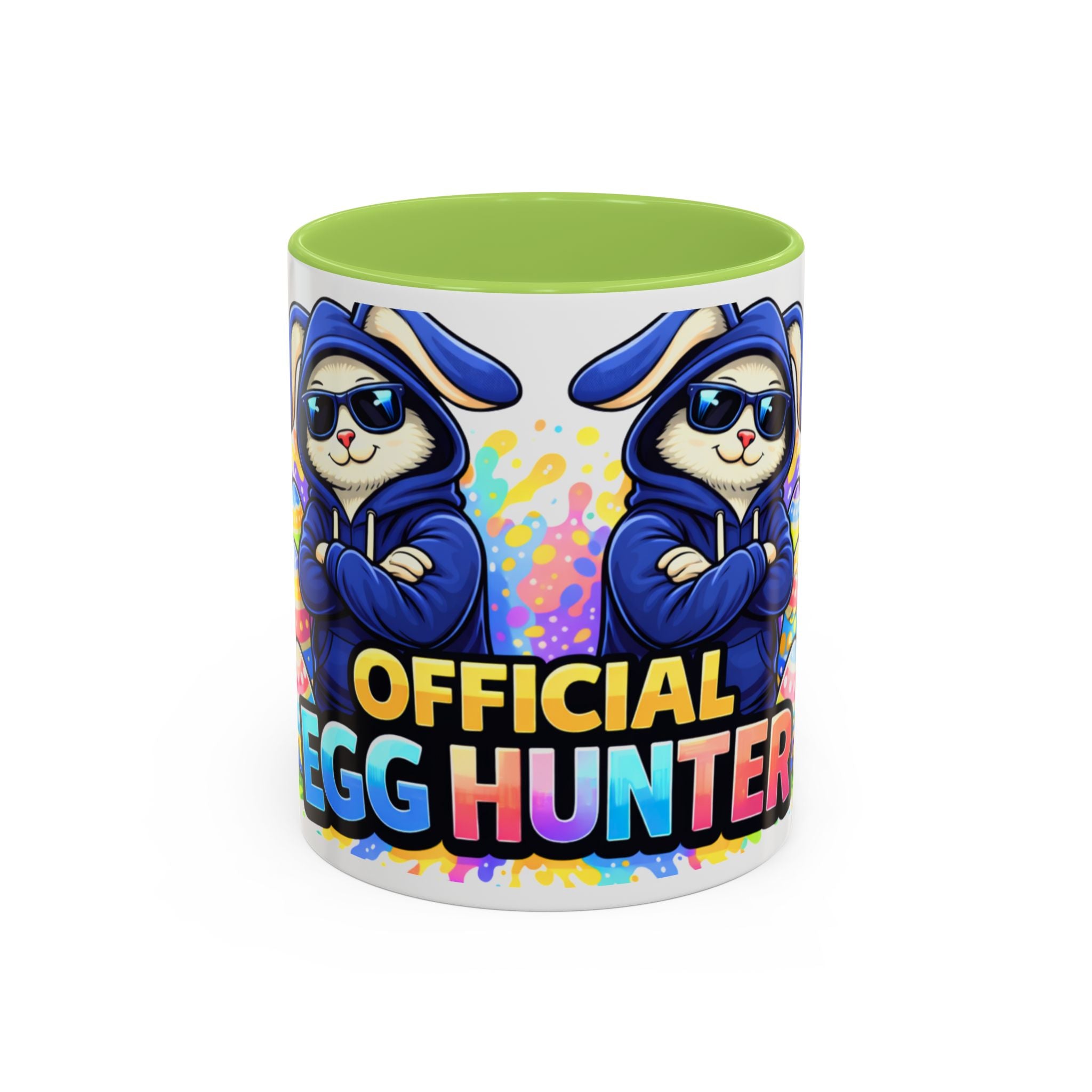 Official Egg Hunter Easter Mug – Funny Easter Bunny Accent Coffee Mug 330 ml EU
