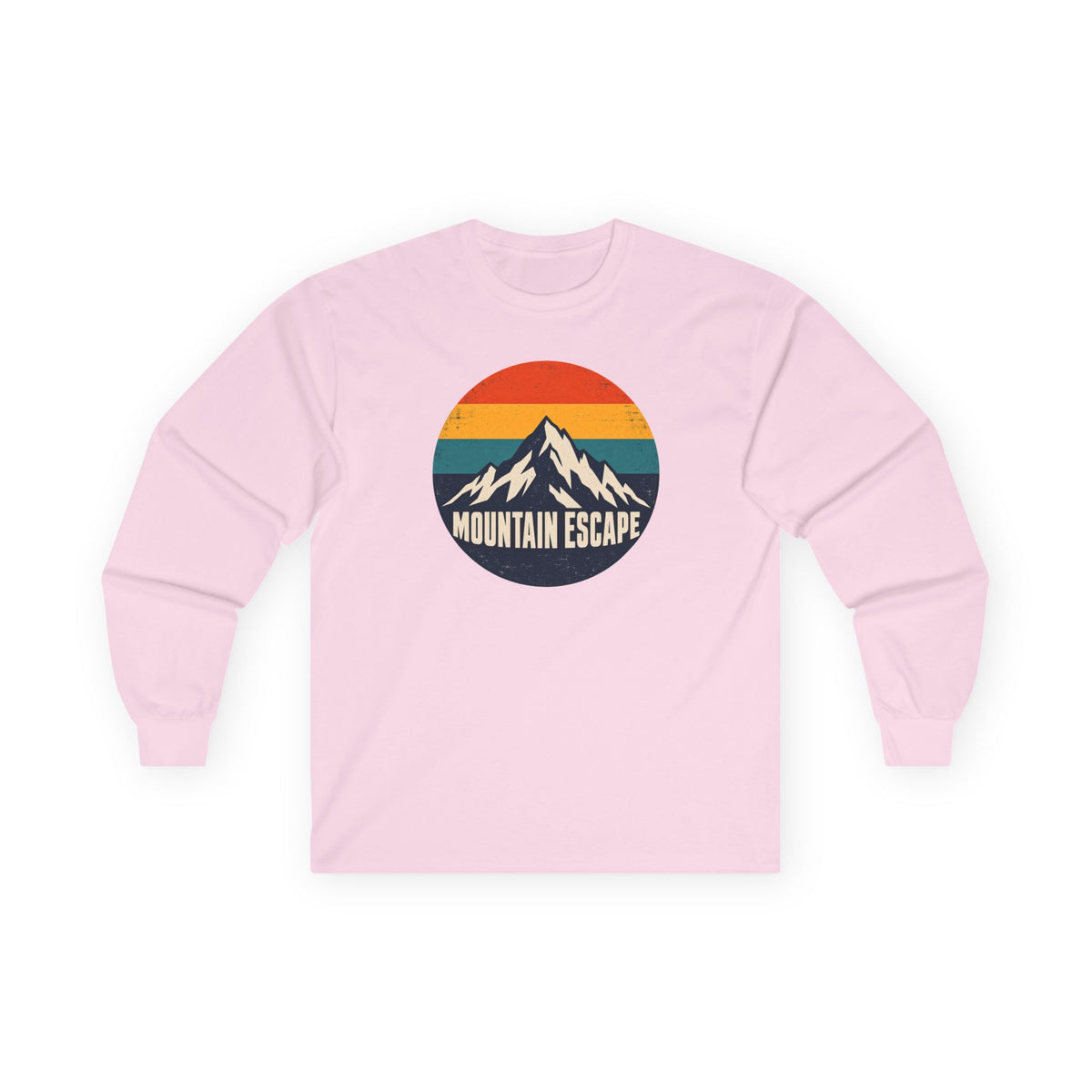 Mountain Escape – Retro 80s Long Sleeve T-Shirt