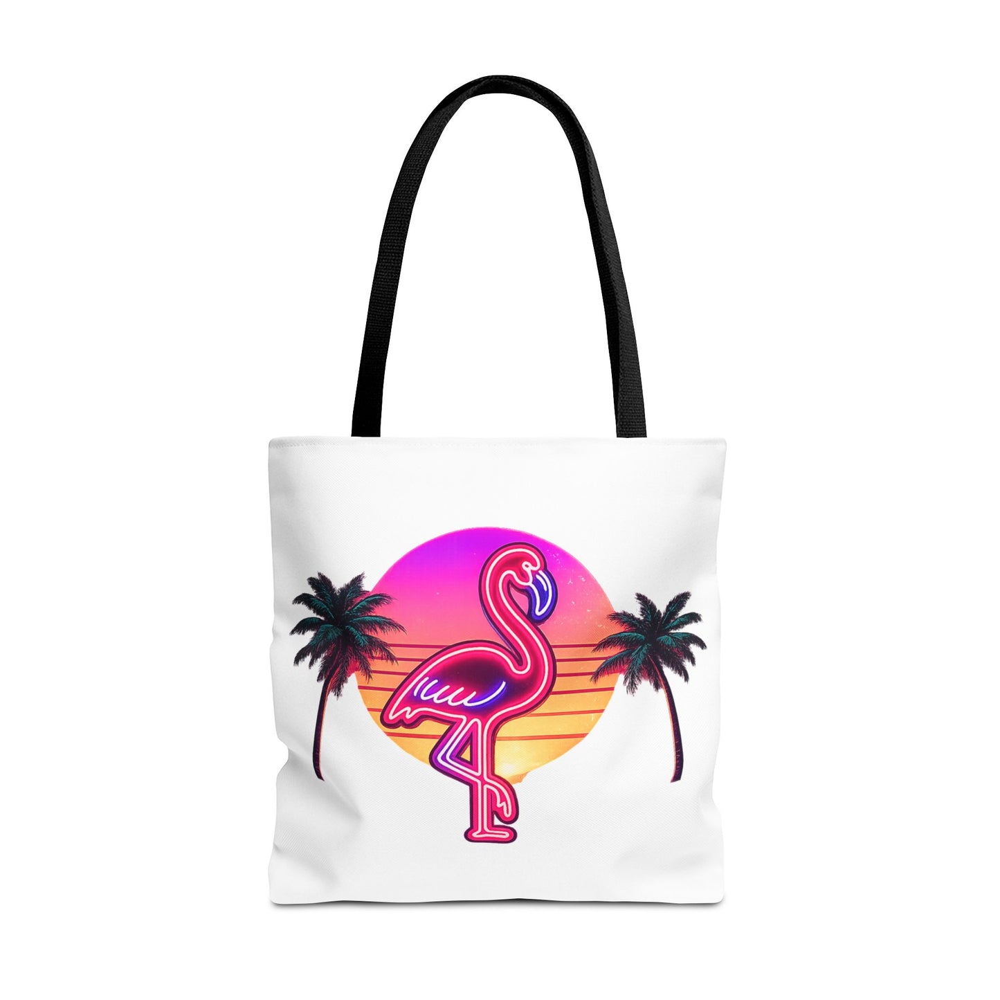 Miami 1987 Retro Neon Tote Bag