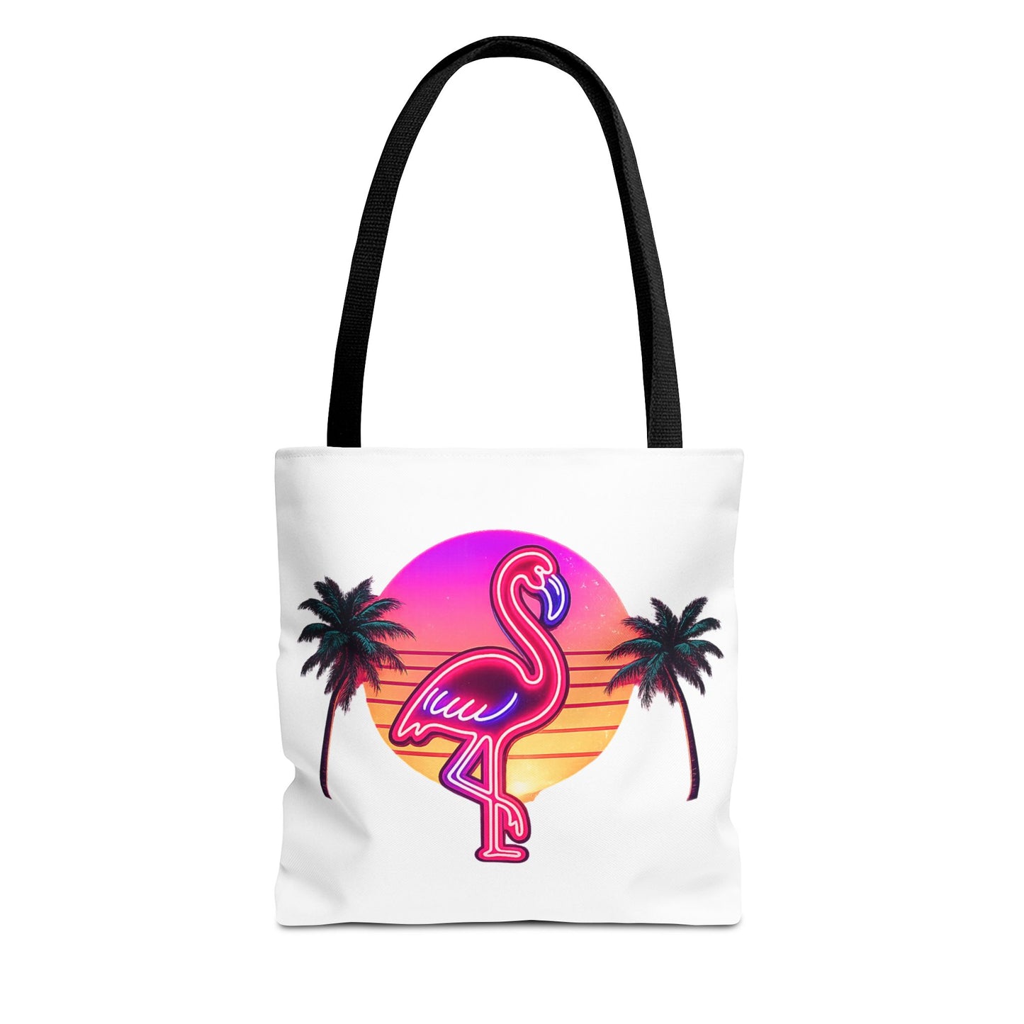 Miami 1987 Retro Neon Tote Bag