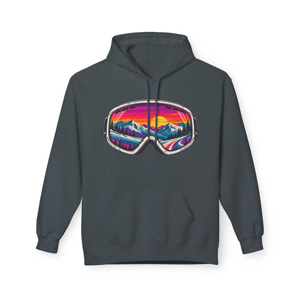 Retro Snow Goggles Hoodie